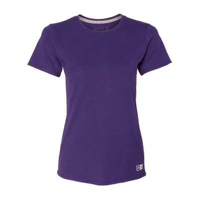 Shop Russell Athletic Women's Essential 60/40 Performance T-shirt In Purple