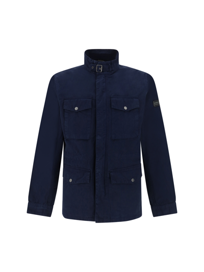 Shop Barbour International Tourer Chatfield Jacket In Workwear Navy
