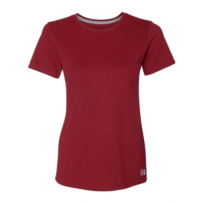 Shop Russell Athletic Women's Essential 60/40 Performance T-shirt In Red