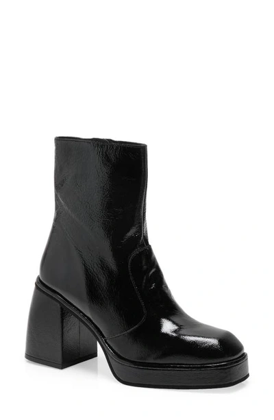 Shop Free People Ruby Platform Bootie In Black Patent