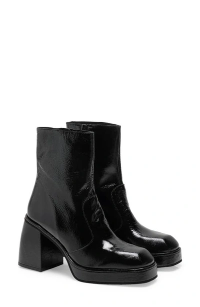 Shop Free People Ruby Platform Bootie In Black Patent