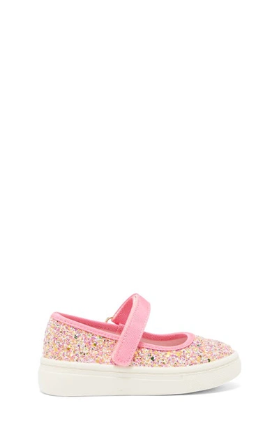 Shop Harper Canyon Kids' Glitter Pennelope Mary Jane Sneaker In Rainbow Glitter