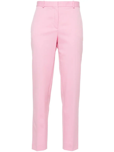 Shop Versace Pantaloni Formali In Pink