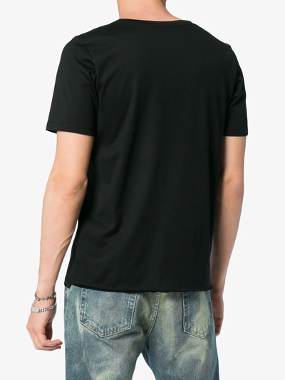 Shop Saint Laurent T-shirt Con Logo In Black