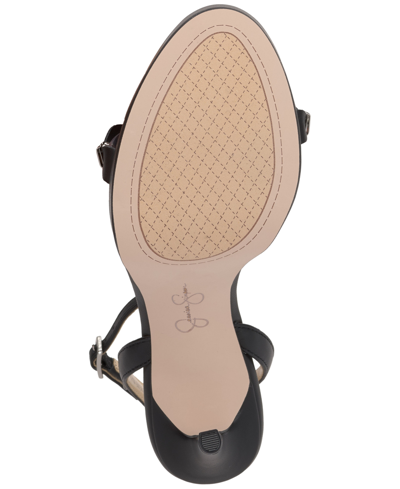 Shop Jessica Simpson Women's Saigee Embellished Platform Sandals In Natural Polyester
