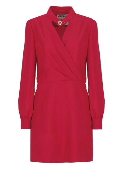 Shop Moschino Dresses Red