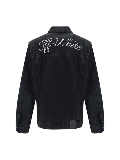 Shop Off-white Jackets In Black White