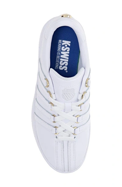 Shop K-swiss Classic Vn Platform Sneaker In White/ Croc