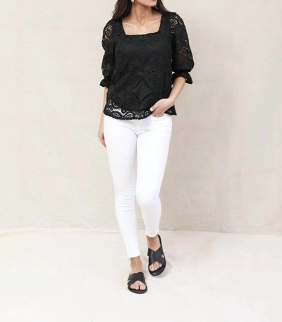 Shop Andree By Unit My Favorite Lace Top In Black