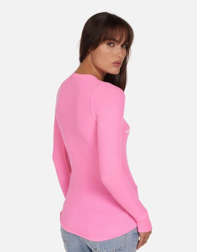 Lauren Moshi Mckinley Diamond Star In Neon Pink