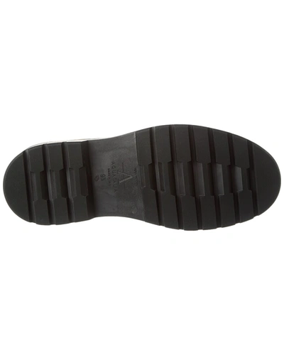 Shop Aquatalia Kent Weatherproof Leather & Shearling Boot In Black