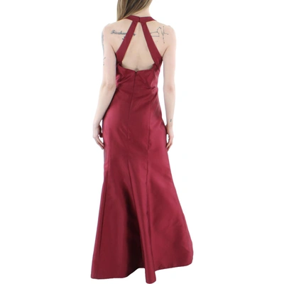 Shop Alfred Sung Womens V Neck Formal Occasion Evening Dress In Red