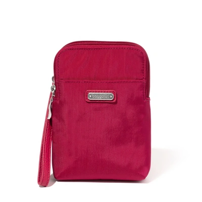 Shop Baggallini Women's Take Two Rfid Bryant Crossbody Bag In Pink