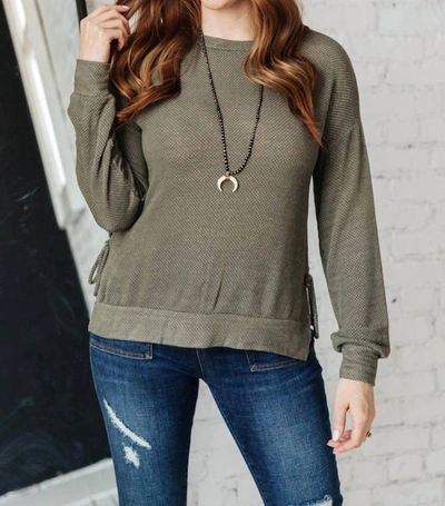 Shop Andree By Unit In The Forest Top In Olive In Green