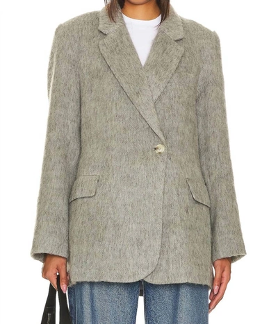 Shop Astr Kindra Coat In Grey