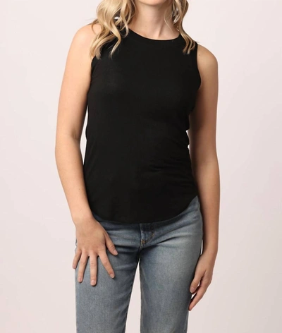 Shop Another Love Cleo Ribbed Tank In Black