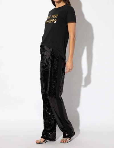 Shop Suburban Riot All That Glitters Classic Tee In Black