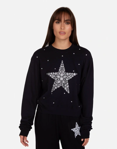 Lauren Moshi Spalding Diamond Star In Black