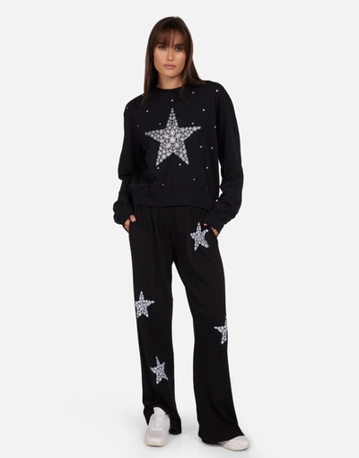 Lauren Moshi Spalding Diamond Star In Black
