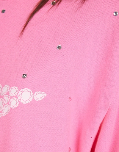 Lauren Moshi Spalding Diamond Star In Neon Pink