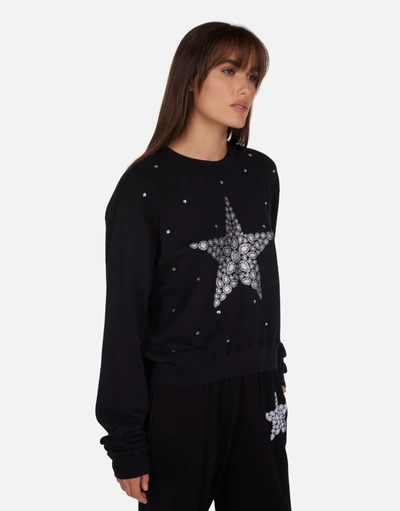 Lauren Moshi Spalding Diamond Star In Black