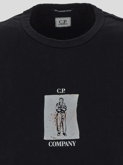 Shop C.p. Company C.p.company T-shirts And Polos In Black