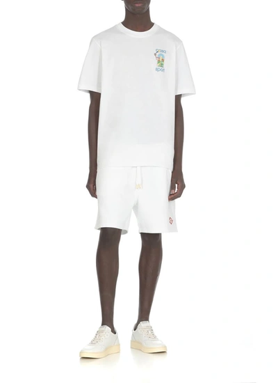 Shop Casablanca T-shirts And Polos White