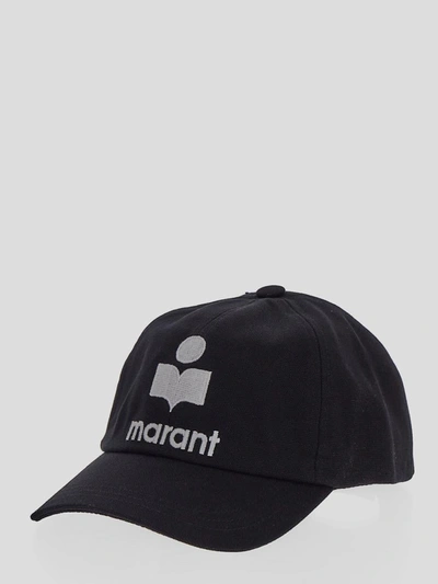 Shop Isabel Marant Homme Hat In Blackecru