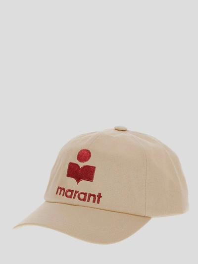 Shop Isabel Marant Homme Hat In Ecrured