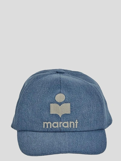 Shop Isabel Marant Homme Hat In Clear Blue