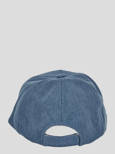 Shop Isabel Marant Homme Hat In Clear Blue