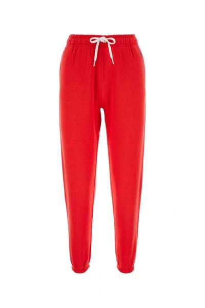 Shop Polo Ralph Lauren Pants In Red