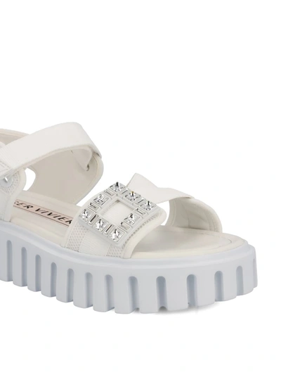 Shop Roger Vivier Sandals In White