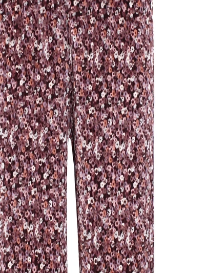 Shop Sabina Musayev Trousers In Ruby Print