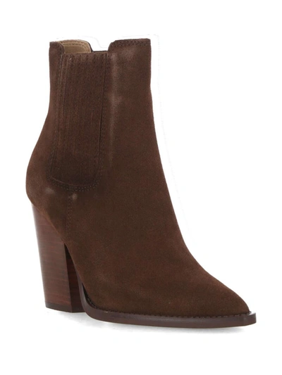 Shop Steve Madden Boots In Brown Suede
