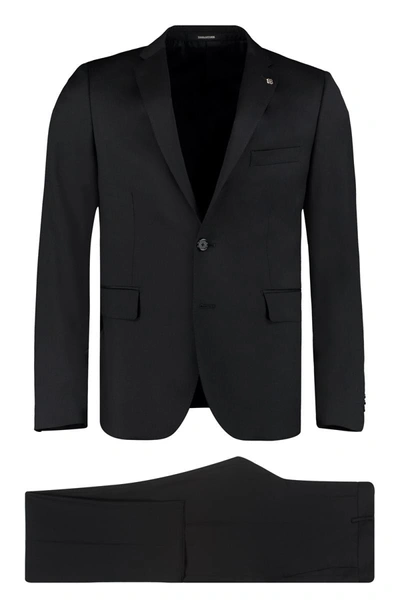 Tagliatore Tailored Suit In Black