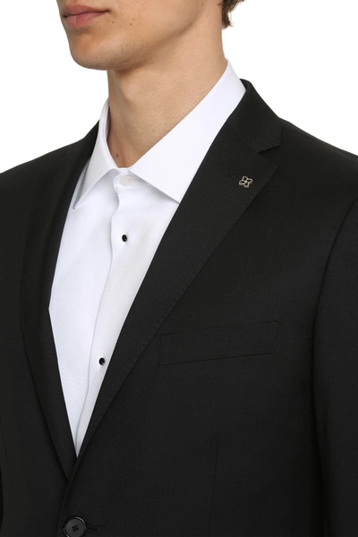 Tagliatore Tailored Suit In Black