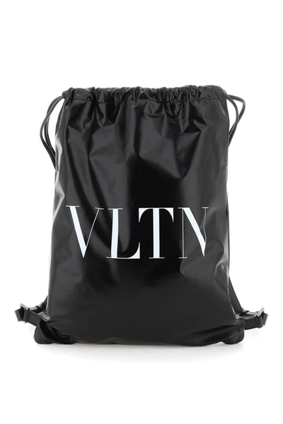 Shop Valentino Garavani Vltn Soft Backpack In Black