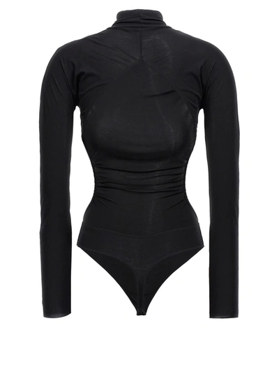 Shop Wolford 'alida' Bodysuit  X No. 21 In Black