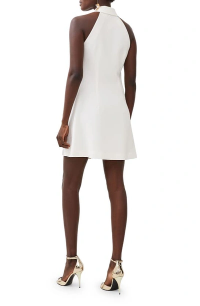 Shop French Connection Whisper Sleeveless Blazer Minidress In Summer White
