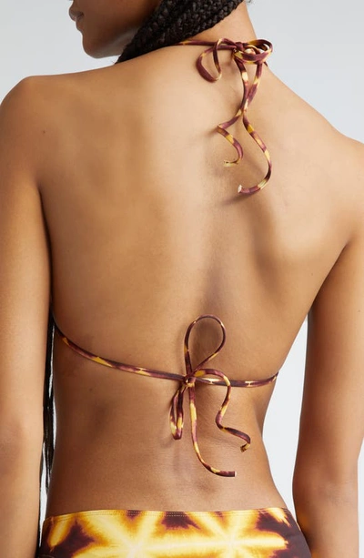 Ulla Johnson Maya Bikini Top In Amber
