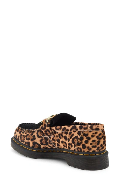 Shop Dr. Martens' Adrian Snaffle Loafer In Leopard/ Black
