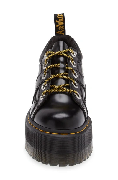 Shop Dr. Martens' 5-eye Quad Max Lug Platform Sneaker In Black Buttero