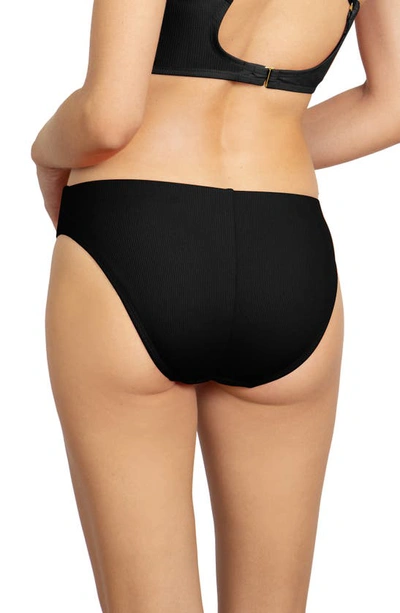 Robin Piccone Amy 2 Bikini Bottoms In Licorice