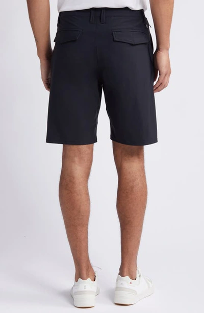 Shop Zella Torrey 9-inch Performance Golf Shorts In Black