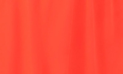 Shop Halogen Long Sleeve Halter Minidress In Poppy Red