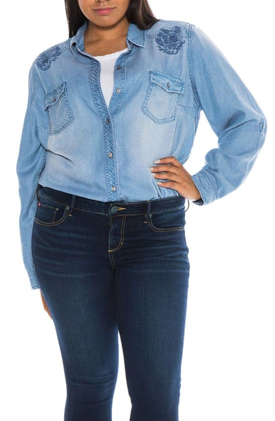 Shop Slink Jeans Western Shirt In Alicia Was