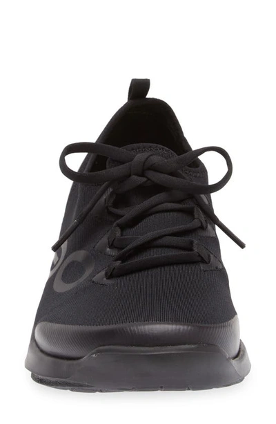 Shop Oofos Oomg Sport Sneaker In Black/ Black