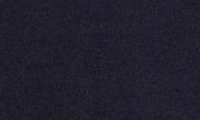 Shop Frame Ruched Sleeve Organic Cotton T-shirt In Navy