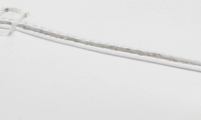 Steve Madden Women's Fitz Soft Tailored Loafer Flats In White Leather